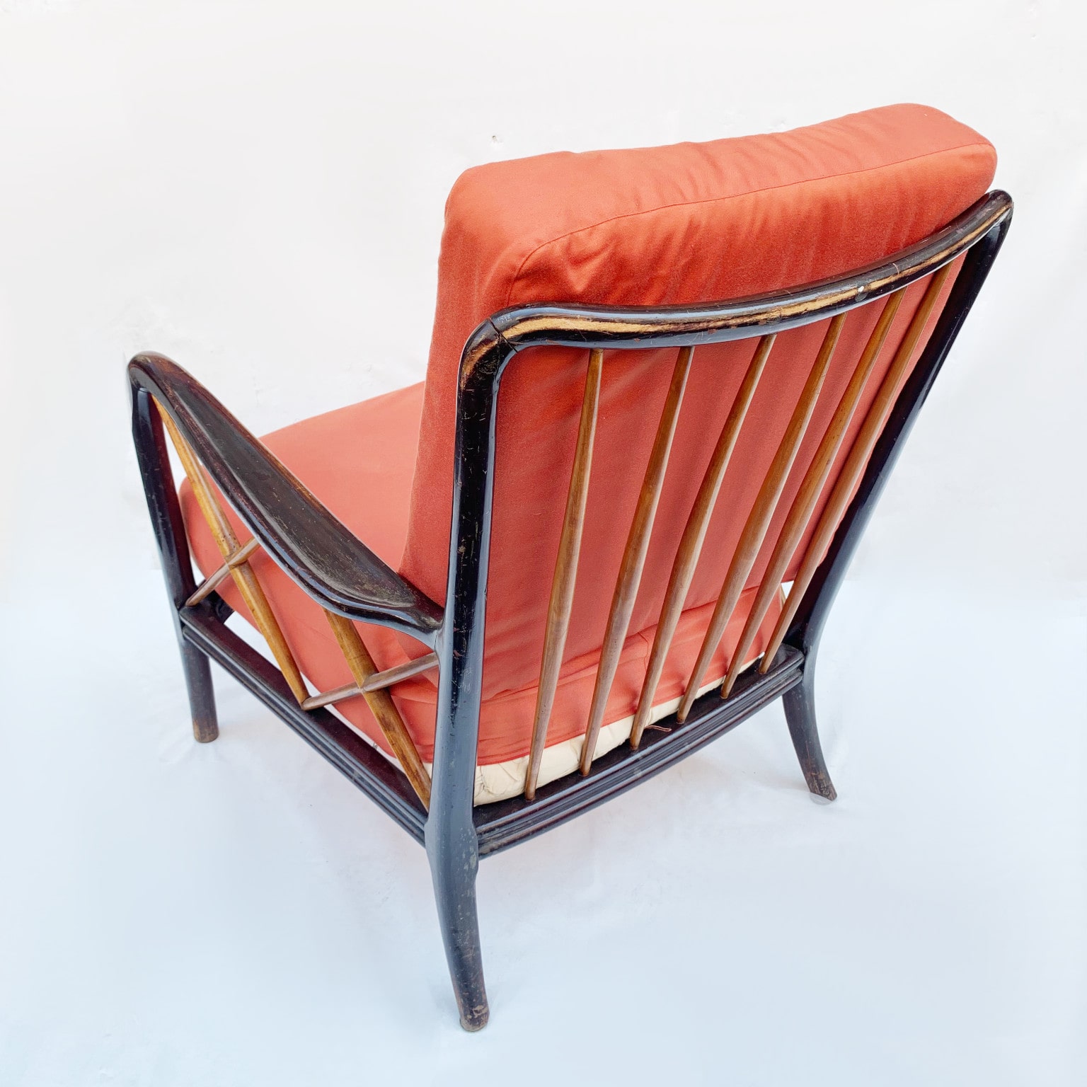 Poltrona nello stile di Paolo Buffa <br> Italia anni 50 - immagine 3