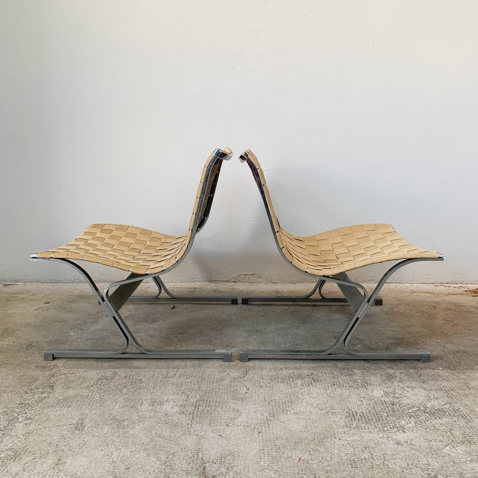 Ross Littell per ICF <br> Coppia di poltrone mod. PLR 1 - immagine 4
