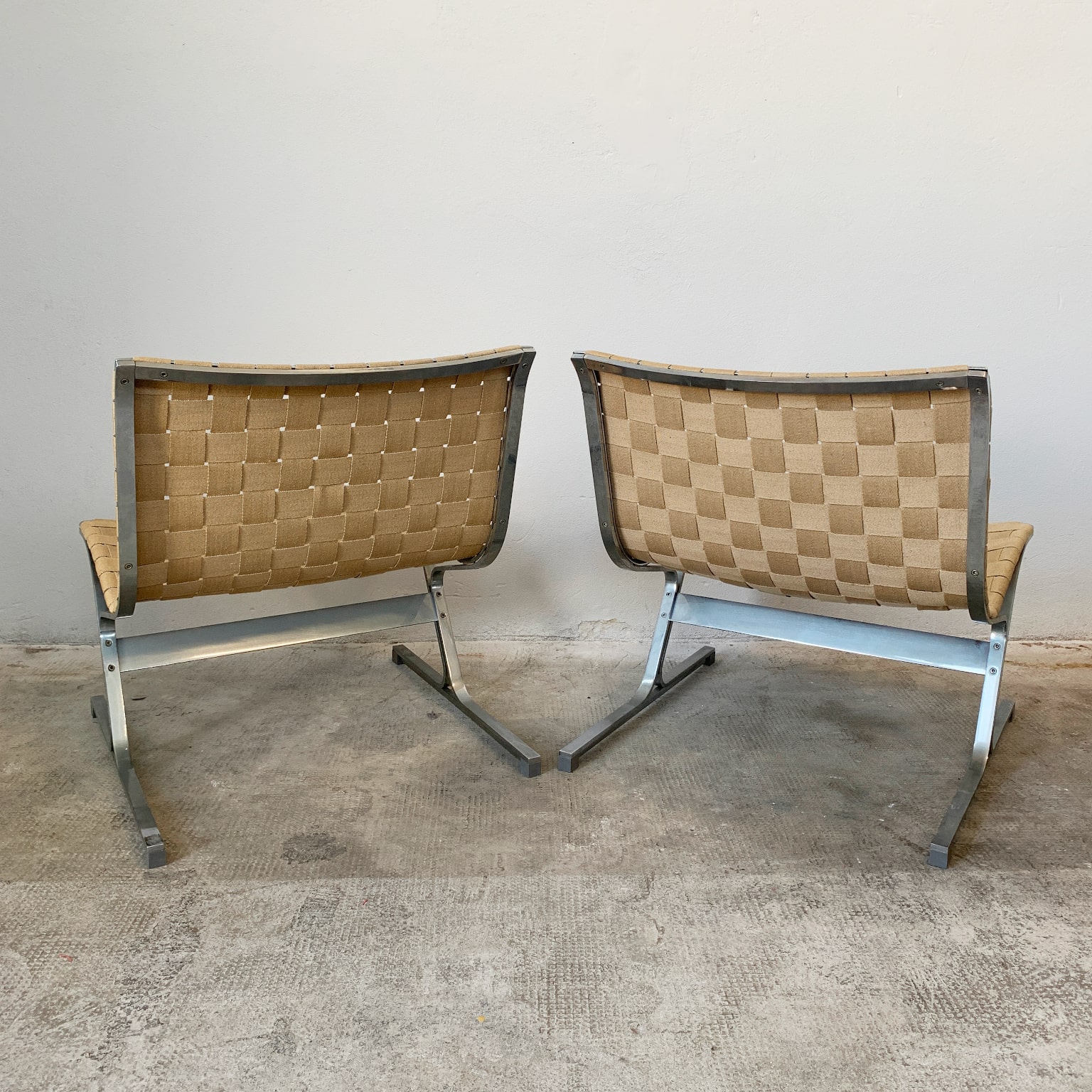 Ross Littell per ICF <br> Coppia di poltrone mod. PLR 1 - immagine 5