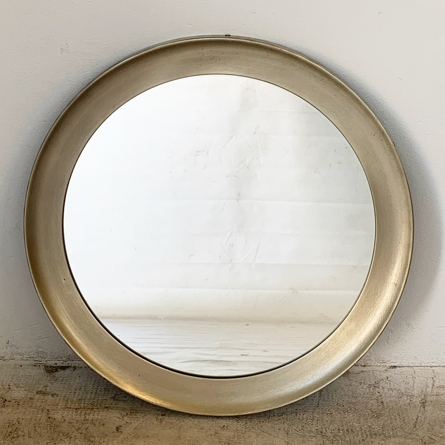 Sergio Mazza per Artemide <br> Grande specchio circolare anni 60 mod. Narciso