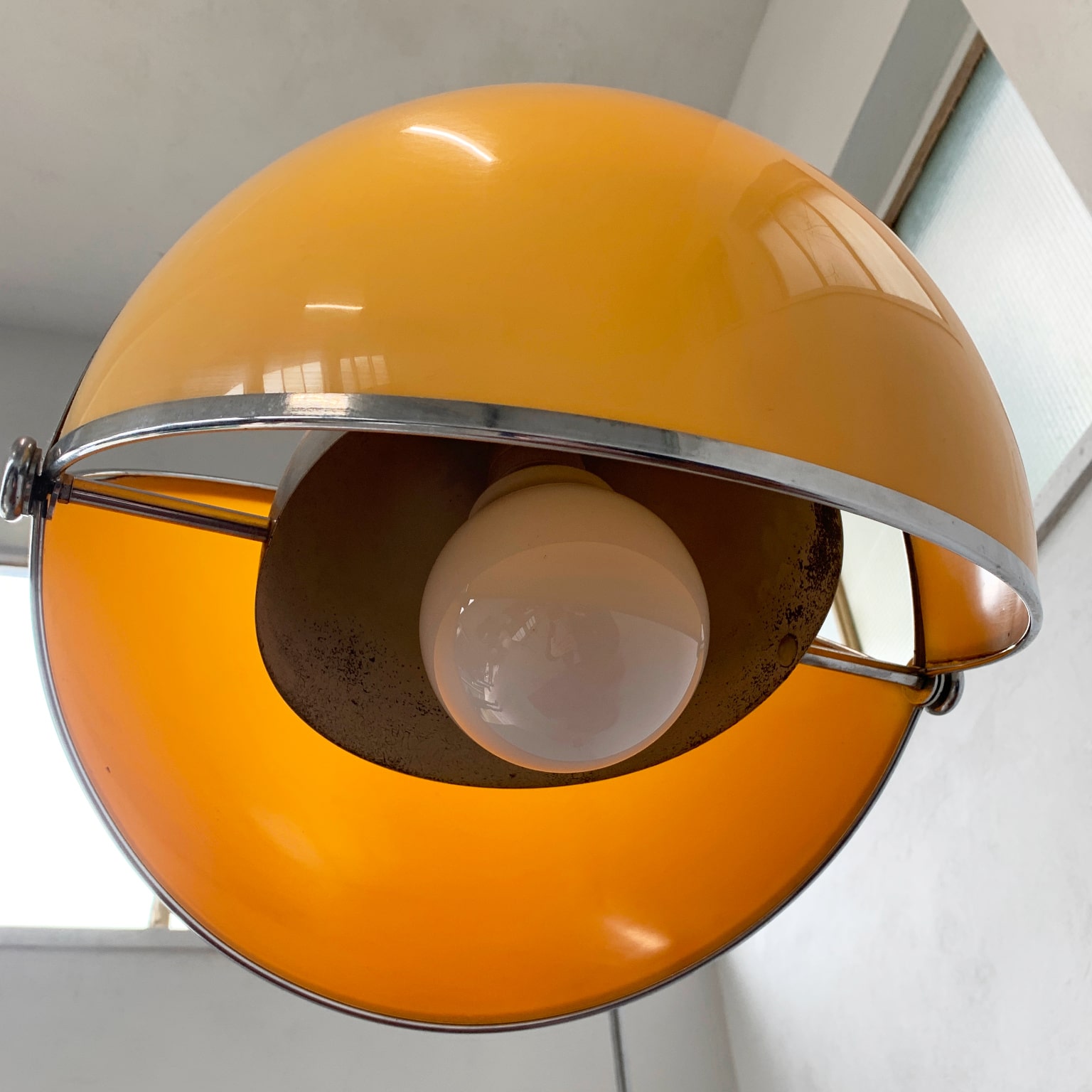 Superstudio per Poltronova attr.<br> Lampada ad arco mod. Pac Man, anni 70 - immagine 10