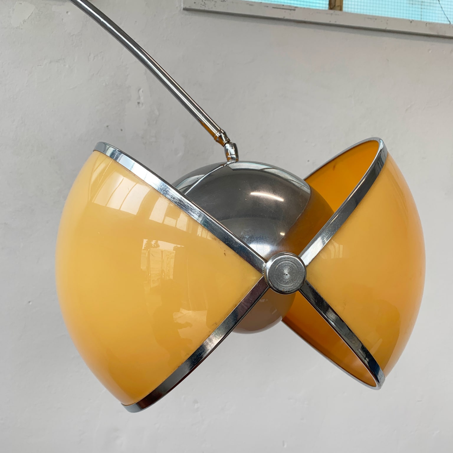 Superstudio per Poltronova attr.<br> Lampada ad arco mod. Pac Man, anni 70 - immagine 4