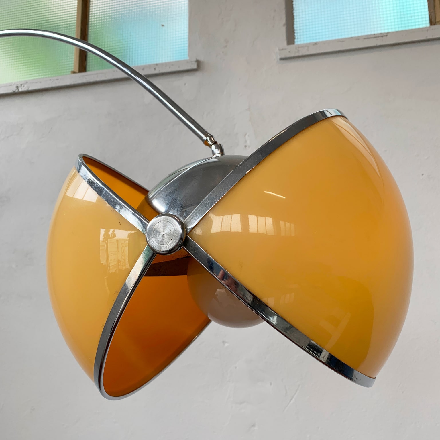 Superstudio per Poltronova attr.<br> Lampada ad arco mod. Pac Man, anni 70 - immagine 5
