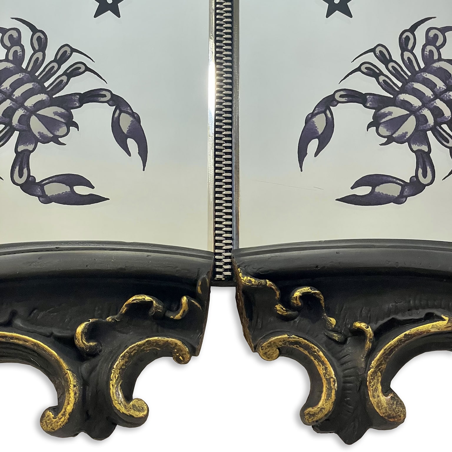 TATTOO BODY <br> Specchiera pezzo unico <br> by Giampiero Romanò - immagine 3