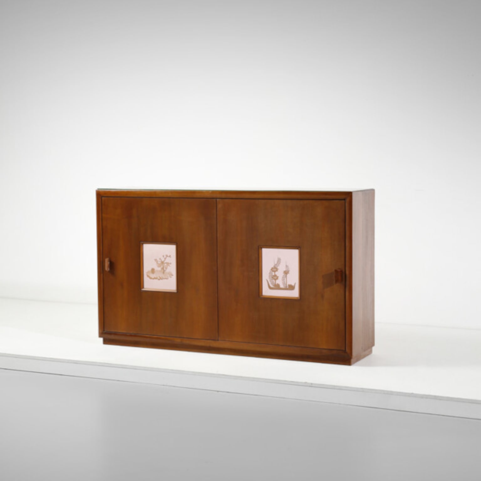 Osvaldo Borsani <br> Credenza con ante scorrevoli prod. ABV anni 40 - immagine 2