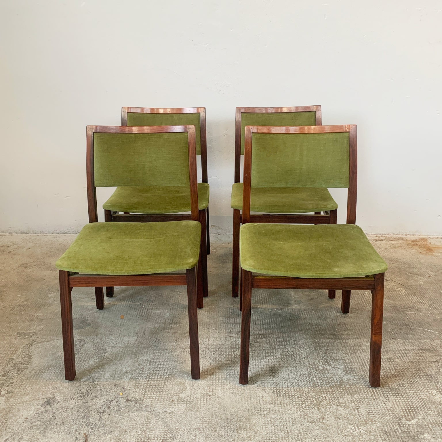 Giovanni Ausenda per Stilwood <br> Gruppo di 4 sedie anni 60 - immagine 2