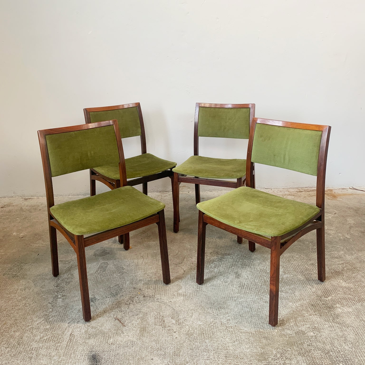 Giovanni Ausenda per Stilwood <br> Gruppo di 4 sedie anni 60 - immagine 3