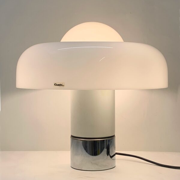 Luigi Massoni per Guzzini <br> Lampada da appoggio mod. Brumbury, 1972