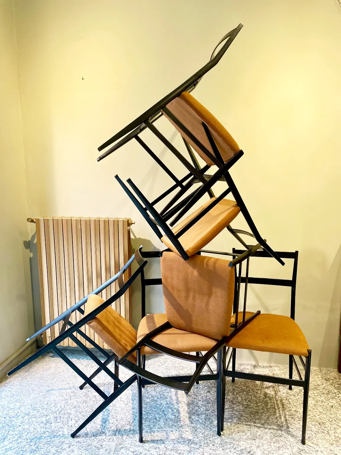 Gio Ponti per Cassina <br> Gruppo di 6 sedie mod. Superleggera, anni 60 - immagine 2