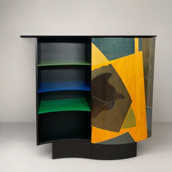 Carlo Malnati per Mabizaf Italia <br> Mobile credenza anni 80