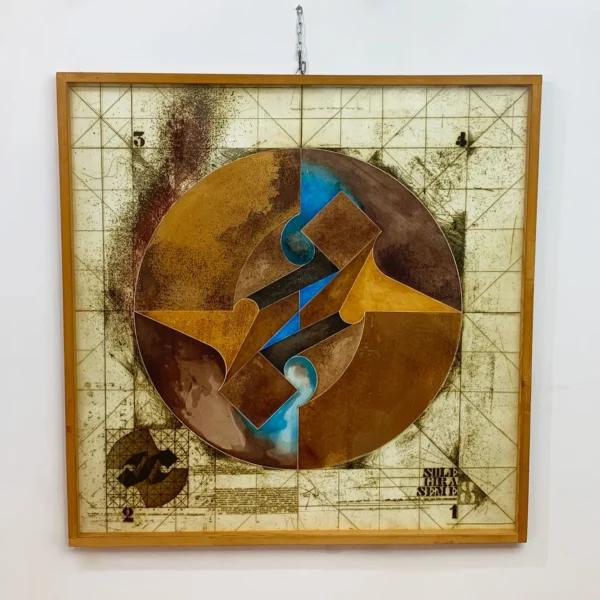 Giò Pomodoro <br> Acquatinta SOLE, 1973