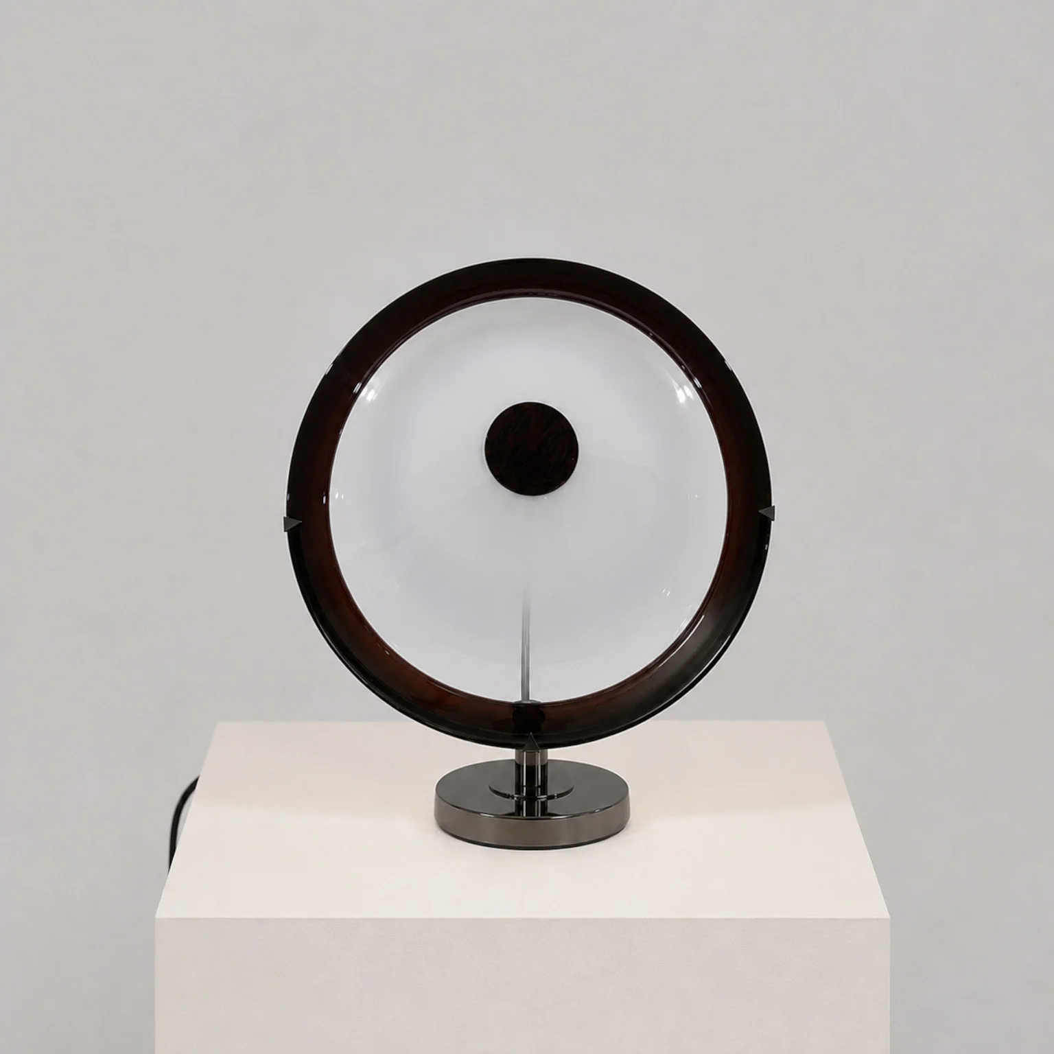 Mila Schön per Arte Vetro Murano <br> Rara lampada da appoggio, anni 80 - immagine 6