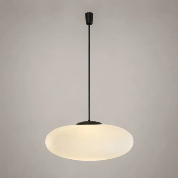 Lampada a sospensione mod. UFO <br> Produzione italiana attr. Stilnovo, anni 60